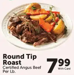 Food City Round Tip Roast Certified Angus Beef offer