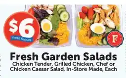 Food City Fresh Garden Salads offer