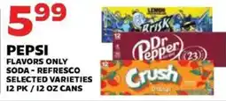 Sedano's Pepsi sodas offer