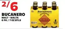 Sedano's Bucanero malt offer