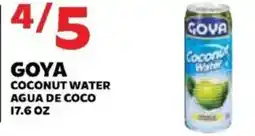 Sedano's Goya coconut water offer