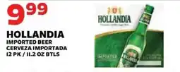 Sedano's Hollandia imported beer offer