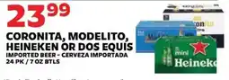 Sedano's Coronita, Modelito, Heineken or Dos Equis offer