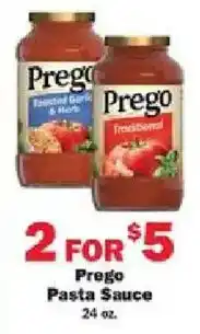 Schnucks Prego pasta sauce offer