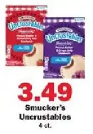 Schnucks Smucker's Uncrustables offer