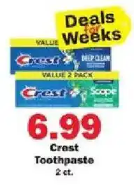 Schnucks Crest toothpaste offer
