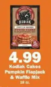 Schnucks Kodiak Cakes Pumpkin Flagjack & Waffle Mix offer