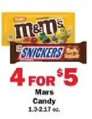 Schnucks Mars Candy offer