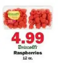 Schnucks Driscoll's Raspberries offer
