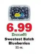 Schnucks Driscoll's Sweetest Batch Blueberries offer