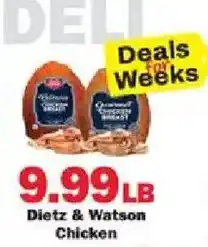 Schnucks Dietz & Watson Chicken offer