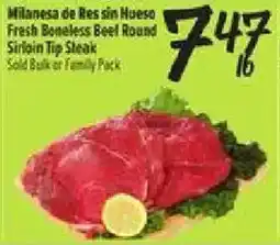 El Super Fresh Boneless Beef Round Sirloin Tip Steak offer