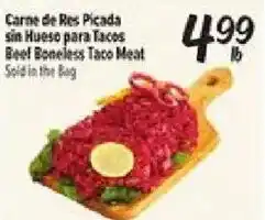 El Super Beef Boneless Taco Meat offer