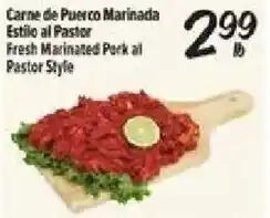 El Super Fresh Marinated Pork al Pastor Style offer