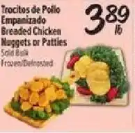 El Super Breaded Chicken Nuggets or Patties offer