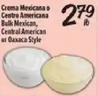 El Super Crema Mexicana or Central American offer