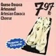 El Super Queso Oaxaca Artesian Cheese offer