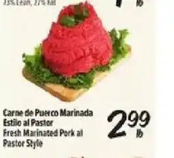 El Super Carne de Puerco Marinada Estilo al Pastor offer