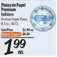El Super Indimex Premium Paper Plates offer