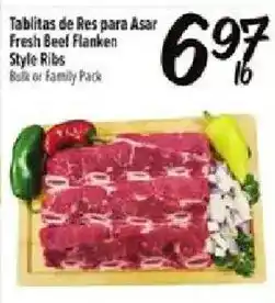 Fiesta Mart Fresh Beef Flankin Style Ribs offer