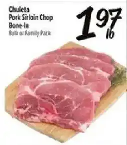 Fiesta Mart Chuleta Pork Sirloin Chop Bone-In offer