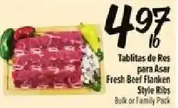 Fiesta Mart Fresh Beef Flanken Style Ribs offer