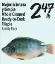 Fiesta Mart Whole Cleaned Ready-to-Cook Tilapia Family Pack offer