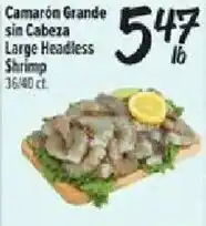 Fiesta Mart Large Headless Shrimp offer
