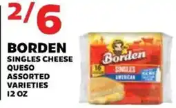 Sedano's Borden singles cheese queso assorted varieties offer
