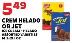 Sedano's Crem Helado or Jet Ice Cream offer