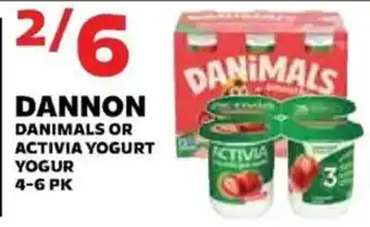 Dannon Danimals or Activia Yogurt