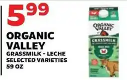 Sedano's Organic Valley Grassmilk offer