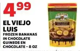 Sedano's El viejo luis frozen bananas in chocolate offer