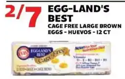 Sedano's Egg-land's best cage free large brown eggs offer