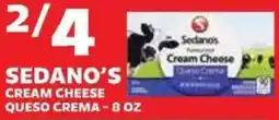 Sedano's Sedano's cream cheese offer