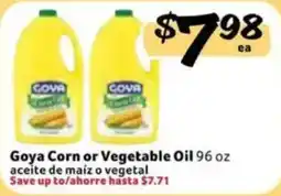 Fresco y Más Goya Corn or Vegetable Oil offer