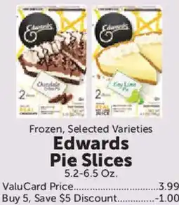 Food City Edwards frozen pie slices offer