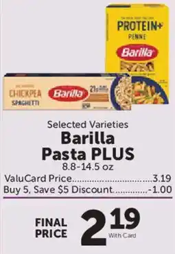 Food City Barilla Pasta PLUS offer