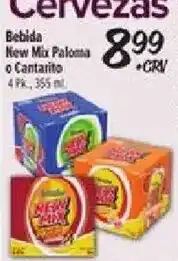 El Super New Mix Paloma or Cantarito offer