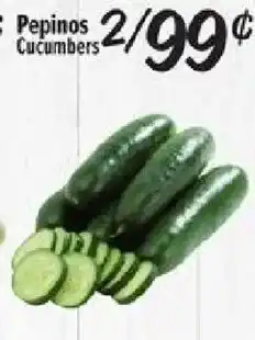 El Super Pepinons Cucumbers offer