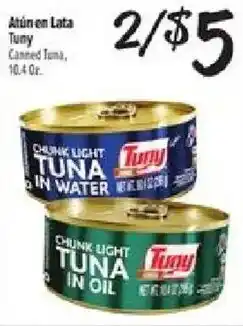 El Super Tuny chunk light tuna in water offer
