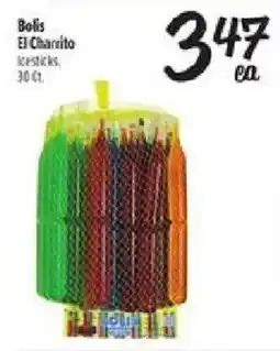 El Super Bolis El Charrito icesticks offer