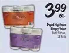 El Super Simply Value Bath Tissue offer