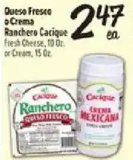 El Super Cacique Ranchero Queso Fresco offer