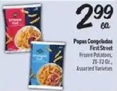 El Super Popas Congeladas First Street Frozen Potatoes offer