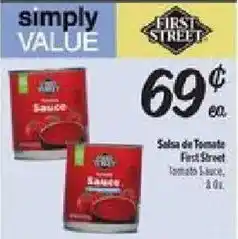 El Super First Street tomato sauce offer