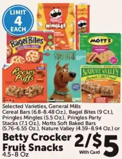 Food City Betty Crocker fruit snacks offer