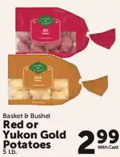 Food City Basket & Bushel Red or Yukon Gold Potatoes offer
