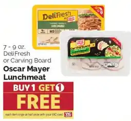 Harris Teeter Oscar Mayer Lunchmeat offer