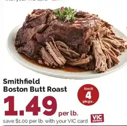 Harris Teeter Smithfield Boston Butt Roast offer